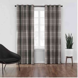 UGG Terra Flannel Window Curtain in Mole